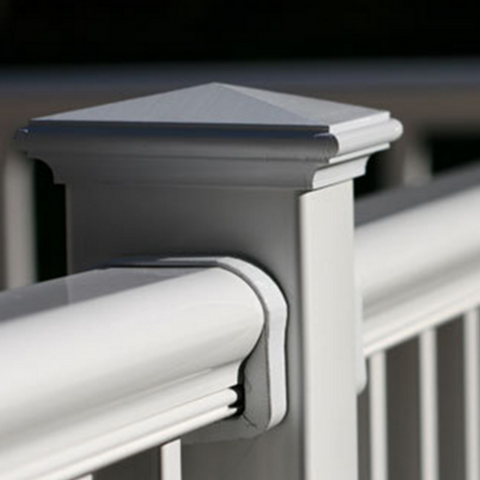 Premium Vinyl PVC Railing/ Balustrades /Handrails For Villa House Outdoor