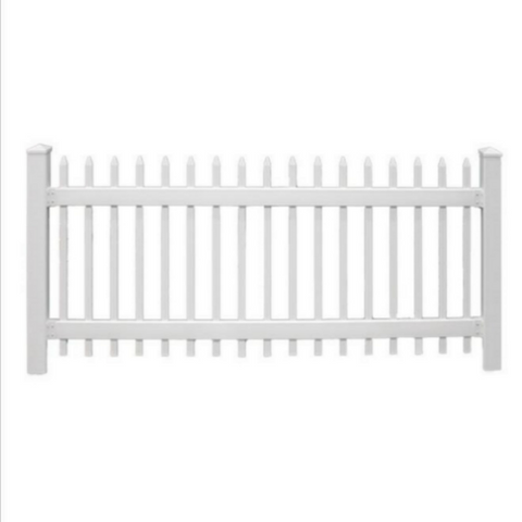 High-Quality Factory Directly Price White Picket Fence Panels for Garden