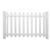 4 * 6 Feet High-Quality Factory Directly Price White Picket Fence Panels for Garden vinyl fence