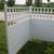 Longjie Vinyl White UV Protected PVC Privacy Fence