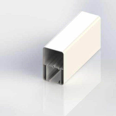 Longjie 2.4"x3.88" 2mm Thickness Door Frame LJD001Door Frame for PVC Fence Door Easy to Assemble